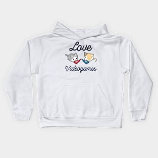 Love Videogames Kids Hoodie